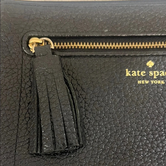 Kate Spade Black Tinie Chester Street Pebble Leather Wristlet - Picture 3 of 12